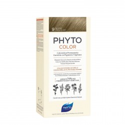 PHYTO Phytocolor Coloration Permanente Μόνιμη Βαφή Μαλλιών 9.0 Ξανθό Πολύ Ανοιχτό 50ml