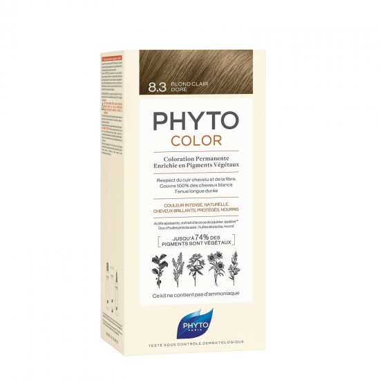 PHYTO Phytocolor Coloration Permanente 8.3 Light Blonde Gold 50ml