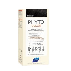 PHYTO Phytocolor Permanent Hair Color 3 Dark Brown 50ml