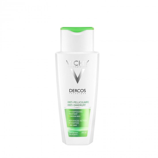 VICHY Dercos Anti-Dandruff sampon anti-matreata pentru par uscat 200ml