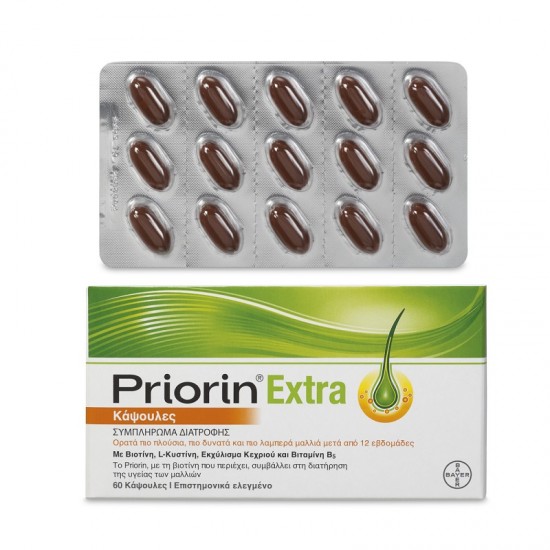 Hair supplement BAYER Priorin EXTRA 60 Caps Hair supplement BAYER Priorin EXTRA 60 Caps
