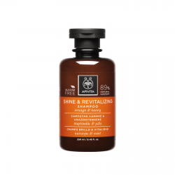 APIVITA Holistic Hair Care Shampoo for Shine & Revitalization with Orange & Honey 250ml