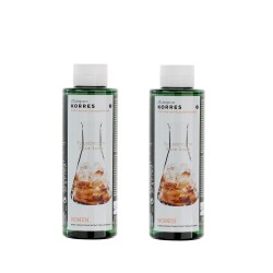 KORRES Cystine & Glycoprotein Shampoo Against Hair Loss for Women 2x250ml