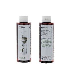 KORRES Natural Shampoo with Aloe and Dittany for Normal/Dyed Hair 2x250ml