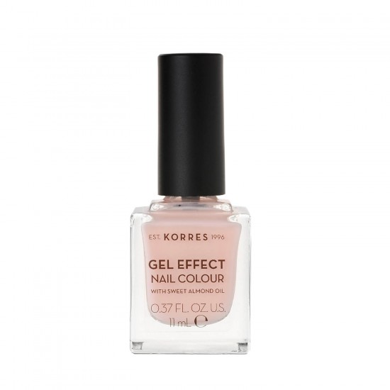 KORRES Gel Effect Nail Colour No 04 Peony Pink лак для ногтей 11 мл