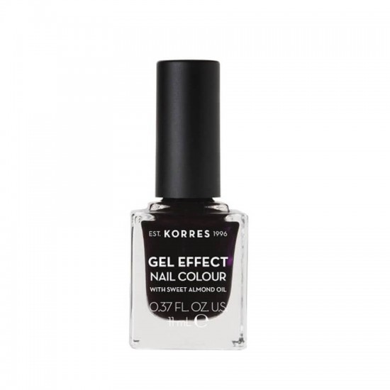 KORRES Gel Effect Nail Colour No 76 Smokey Plum лак для ногтей 11 мл