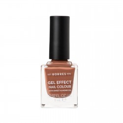 KORRES Gel Effect Nail Colour No37 Frozen Mocha lac de unghii 11ml