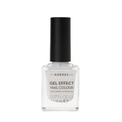 KORRES Gel Effect Nail Polish No. 01 White 11ml KORRES Gel Effect Nail Polish No. 01 White 11ml