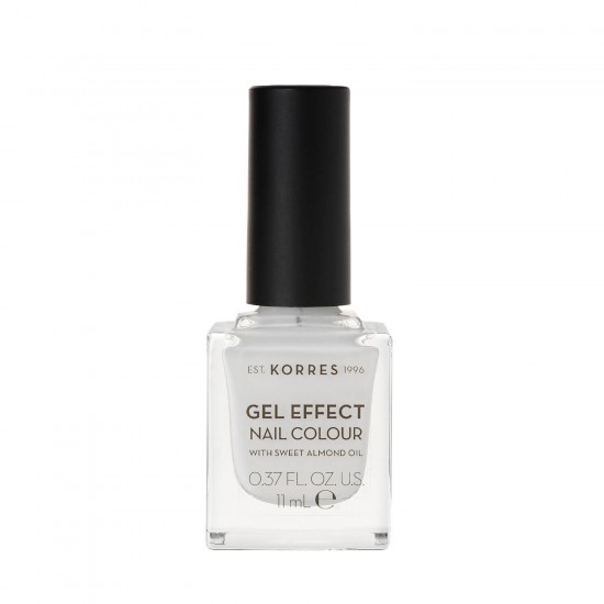 KORRES Gel Effect Nail Polish No. 01 White 11ml KORRES Gel Effect Nail Polish No. 01 White 11ml