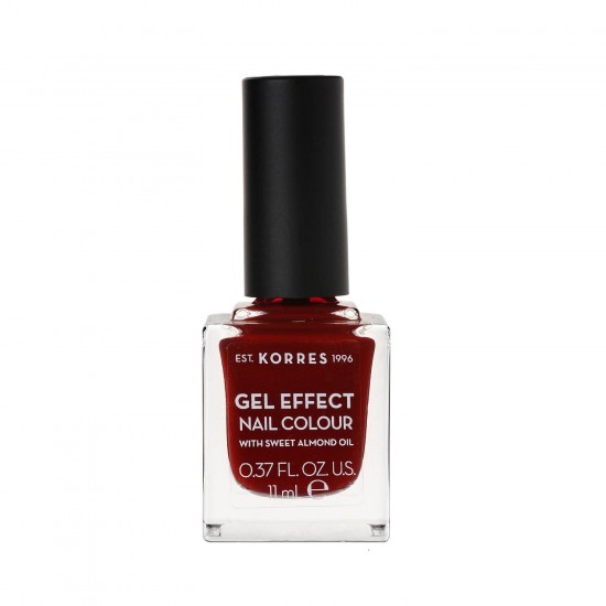 KORRES Gel Effect Nail Polish No. 59 Wine Red 11ml KORRES Gel Effect Nail Polish No. 59 Wine Red 11ml