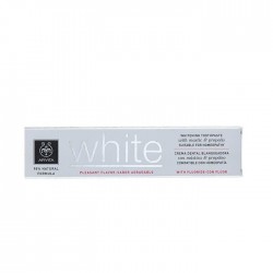 APIVITA Natural Dental Care WHITE Whitening Toothpaste with Mastic & Propolis 75ml APIVITA Natural Dental Care WHITE Whitening Toothpaste with Mastic & Propolis 75ml
