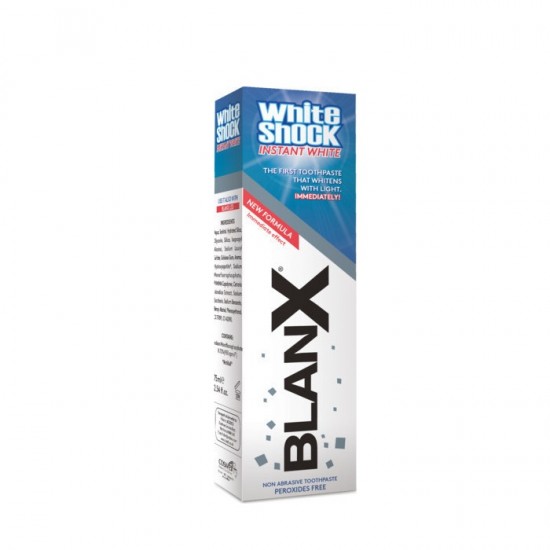 BLANX White Shock Instant White Toothpaste 75ml BLANX White Shock Instant White Toothpaste 75ml