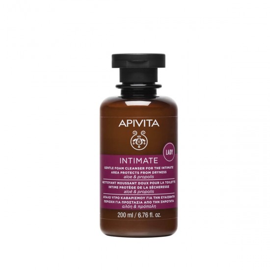APIVITA Intimate Lady Gentle Cleansing Foam with Aloe & Propolis 200ml