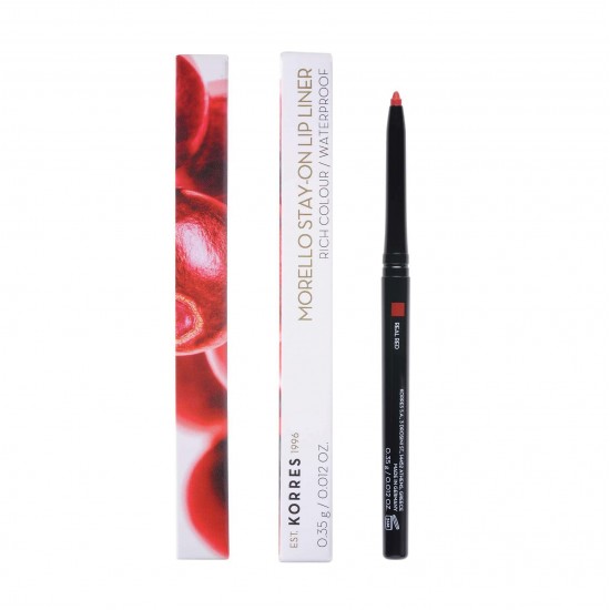 KORRES Morello Stay-On Lip Liner 02 Real Red Căptușeală pentru buze 0.35g