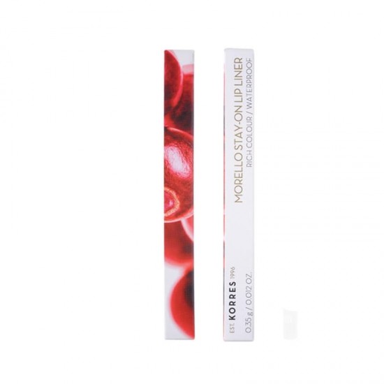 KORRES Morello Stay-On Lip Liner 02 Real Red Căptușeală pentru buze 0.35g