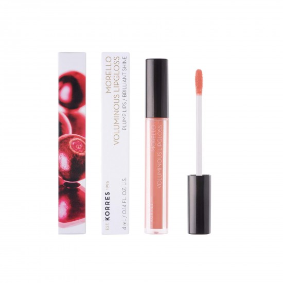 KORRES Morello Voluminous Lipgloss Plump Lips 12 Pink Caramels 4ml