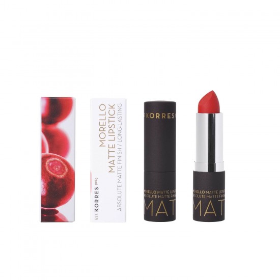 KORRES Morello Matte Lipstick 54 Classic Red 3.5g KORRES Morello Matte Lipstick 54 Classic Red 3.5g