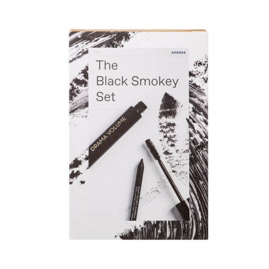 KORRES The Black Smokey Set - Drama Volume Mascara 01. Black 11ml & Long Lasting Eyeliner 01. Black 1.2g KORRES The Black Smokey Set - Drama Volume Mascara 01. Black 11ml & Long Lasting Eyeliner 01. Black 1.2g