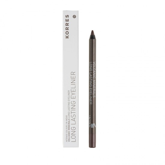 KORRES BLACK VOLCANIC MINERALS Professional Long Lasting Eyeliner - 02 Brown 1.2g 