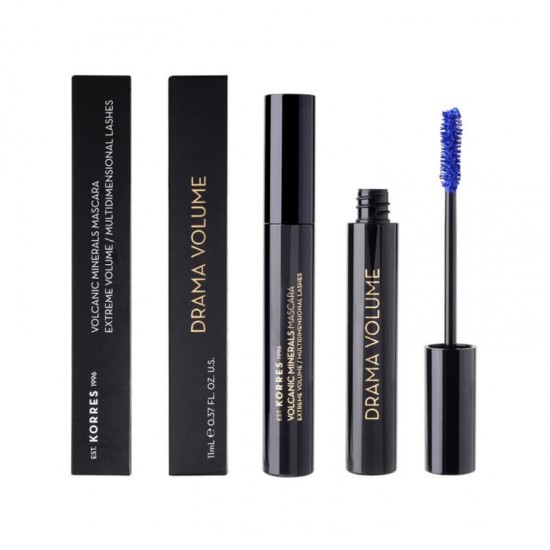 KORRES Black Volcanic Minerals Drama Volume Mascara 03 – Φωτεινό μπλε 11ml