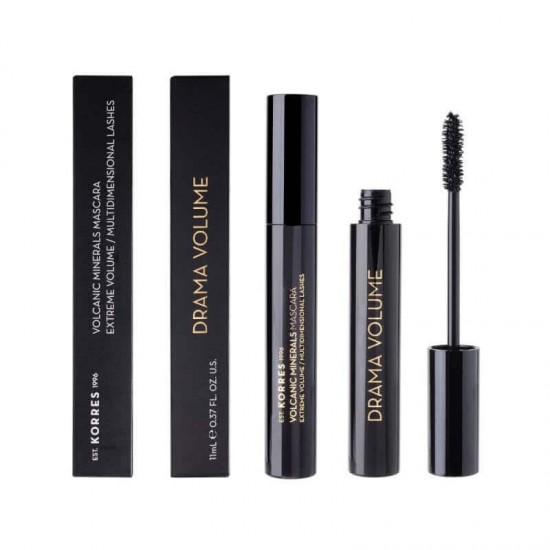 KORRES Black Volcanic Mascara Drama Volume 01 - Black 11ml