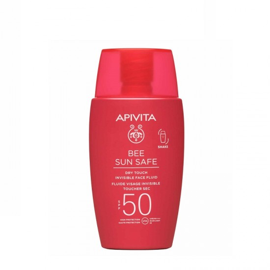 APIVITA Bee Sun Safe Λεπτόρρευστη Kρέμα Προσώπου Dry Touch SPF50 50ml