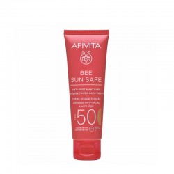 APIVITA Bee Sun Safe Anti-Aging Face Cream with Color SPF50 Golden Tint 50ml