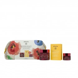 APIVITA Blooming Set Wine Elixir Lifting Cream Rich Texture 50ml & Night Cream 15ml & Beeswax Oil 1.6ml