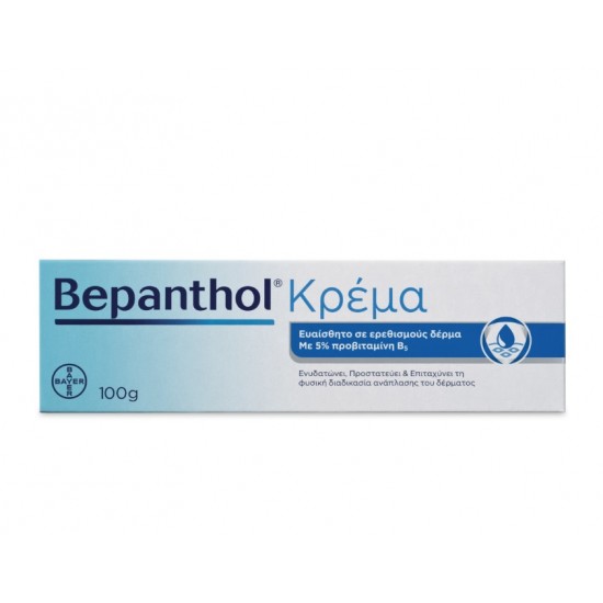 BAYER Bepanthol Κρέμα για Ερεθισμένο και Ευαίσθητο Δέρμα 100gr