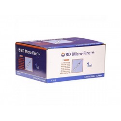 Insulin syringe and needle BD Micro-Fine 0.1ml 29G 0.33x12.7mm 100 pieces