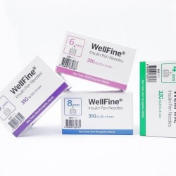 MedExel WellFine Insuline pen needles 31G (0.25)x8mm 100 pieces MedExel WellFine Insuline pen needles 31G (0.25)x8mm 100 pieces