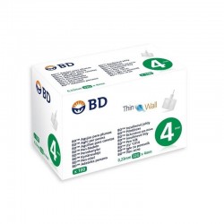 BD Microfine ThinWall Needles 32G 0.23 x 4mm 100 pieces BD Microfine ThinWall Needles 32G 0.23 x 4mm 100 pieces