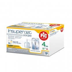 Disposable needles PIC Solution Insupen 32G x 4mm 100 pieces