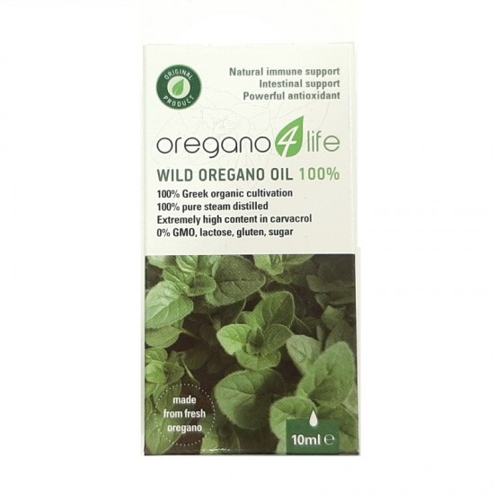 OREGANO 4 LIFE Wild Oregano Oil 100% Αιθέριο Έλαιο Ρίγανης 10ml