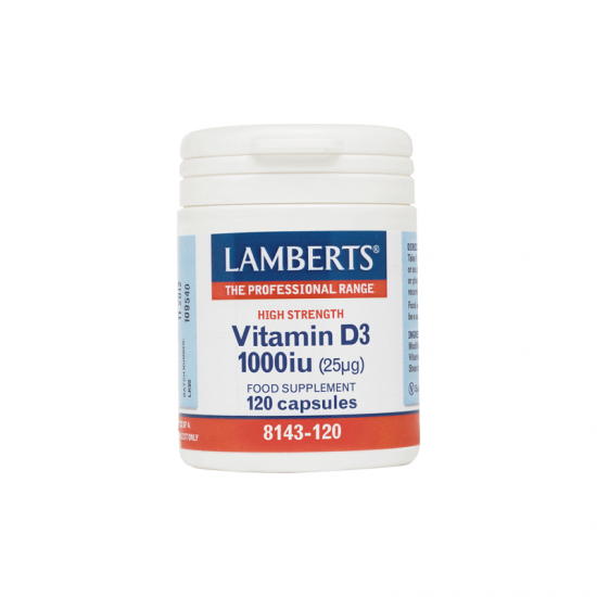 Lamberts Vitamin D3 1000 IU 25μg 120 caps