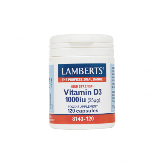 Lamberts Vitamin D3 1000 IE 25 μg 120 Kapseln