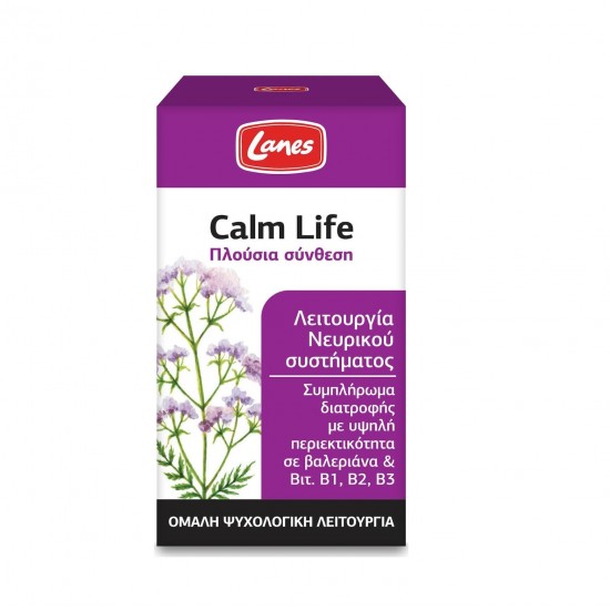 LANES Calm Life Herbal Sedative Relief From Stress & Insomnia 100 Tablets