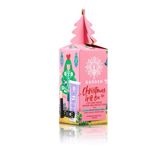 GARDEN Christmas Gift Box No1 Lip Care Biscuit & Rich Textured Hand Cream 30ml GARDEN Christmas Gift Box No1 Lip Care Biscuit & Rich Textured Hand Cream 30ml