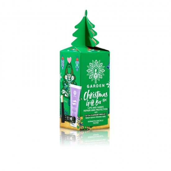GARDEN Christmas Gift Box No4 Lip Care Vanilla & Rich Textured Hand Cream 30ml GARDEN Christmas Gift Box No4 Lip Care Vanilla & Rich Textured Hand Cream 30ml
