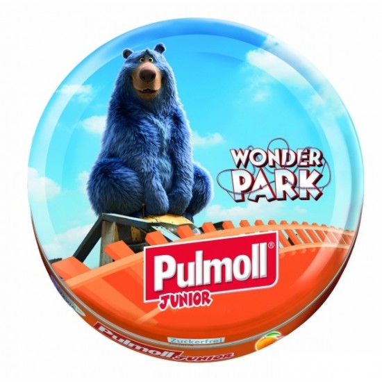 PULMOLL Junior Orange леденцы с апельсином и витаминами A, C и E 45 г