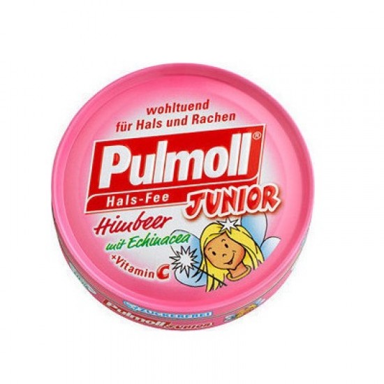 PULMOLL Junior pastile fara zahar cu echinaceea si vitamina C pentru stimularea imunitatii 50g