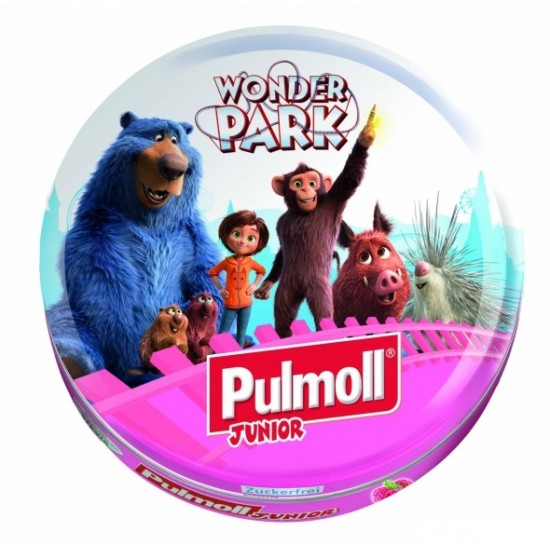 PULMOLL Junior pastile fara zahar cu echinaceea si vitamina C pentru stimularea imunitatii 50g