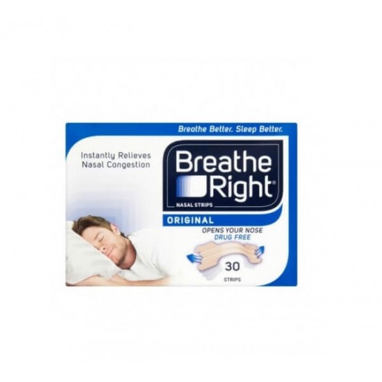 GSK Breathe Right Original Μεσαίο Μέγεθος 30 ταινίες