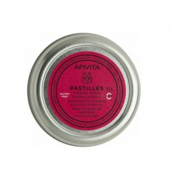 APIVITA Sore Throat Lozenges with Raspberry & Propolis 45g