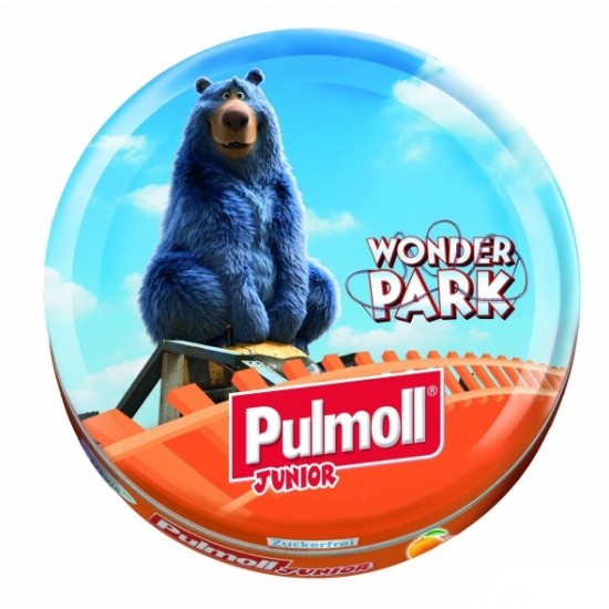 PULMOLL Junior Orange pastilles with orange and vitamins A, C and E 45g