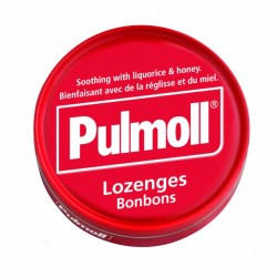 PULMOLL pastilles with licorice and honey flavor 75g