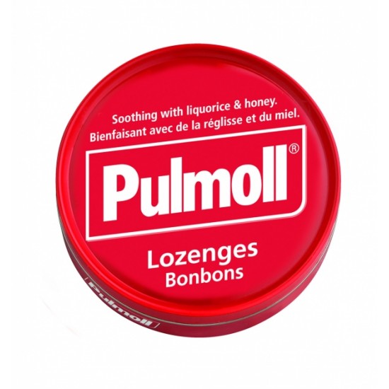 PULMOLL pastilles with licorice and honey flavor 75g