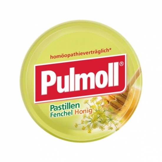 PULMOLL lozenges with honey and fennel for hoarseness and sore throat 75g PULMOLL lozenges with honey and fennel for hoarseness and sore throat 75g