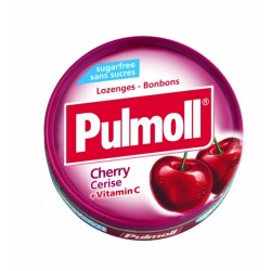 PULMOLL sugar-free pastilles with cherry and cinnamon flavor with sweeteners 45g