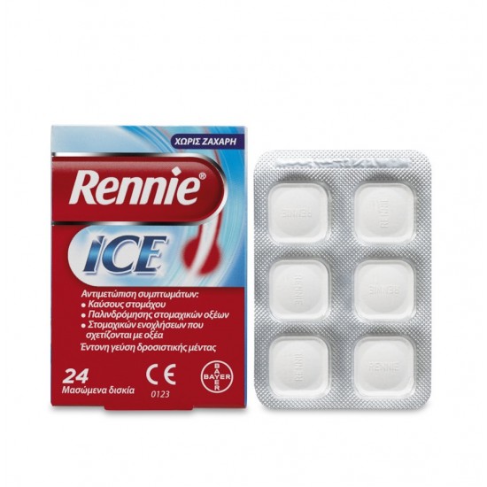 BAYER Rennie Ice 24 Μασώμενα Δισκία